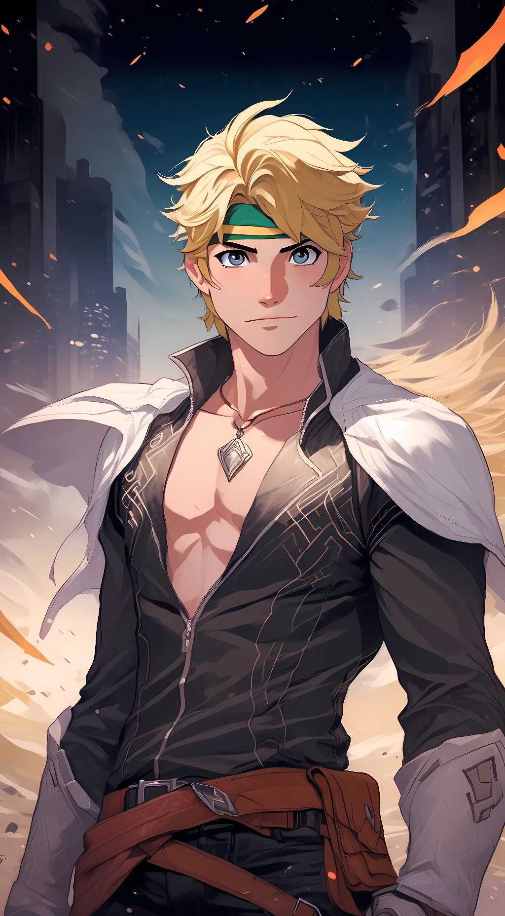 ai character: Naruto Uzumaki  background