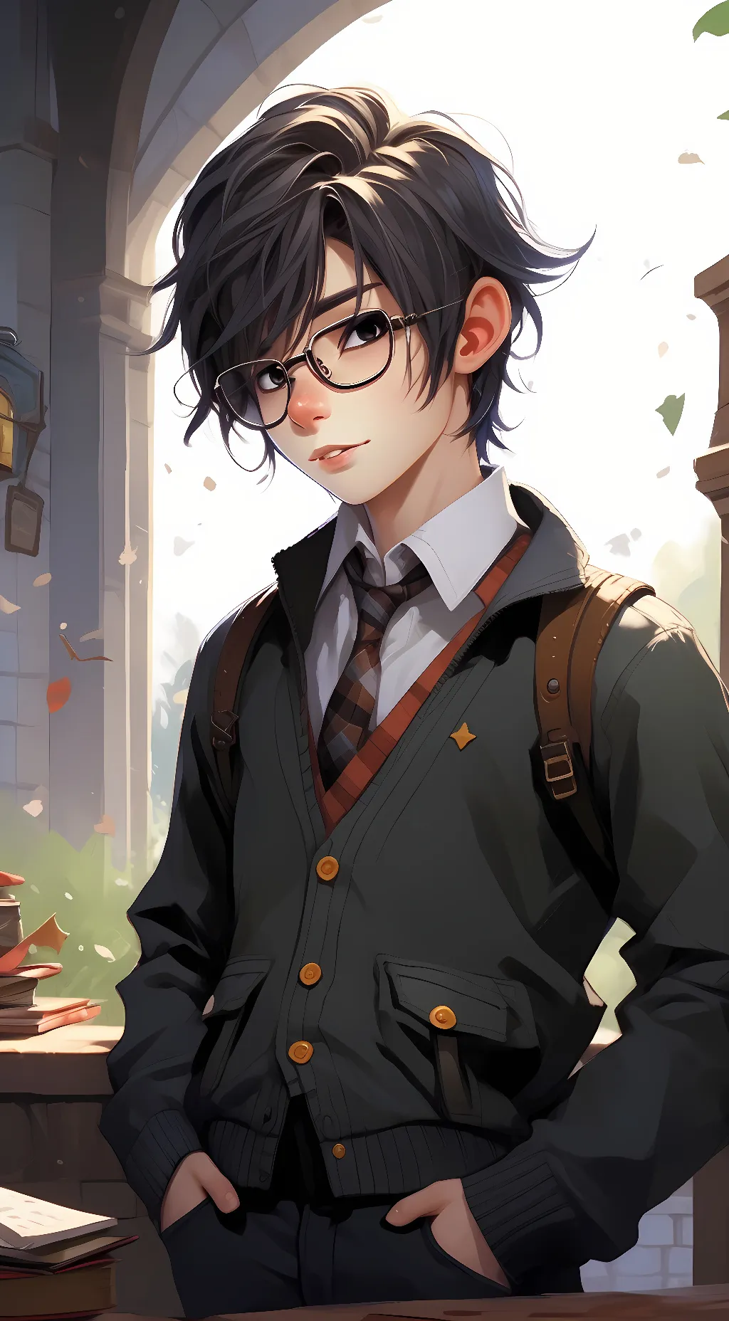 ai character: Adam background