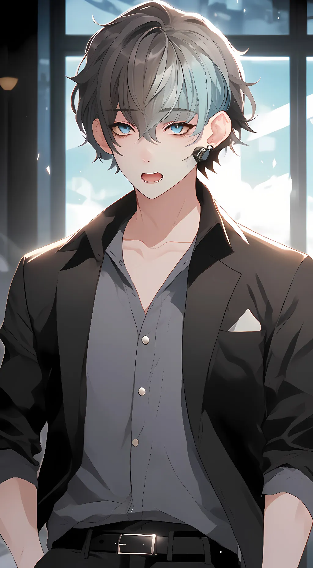 ai character: Simon  background