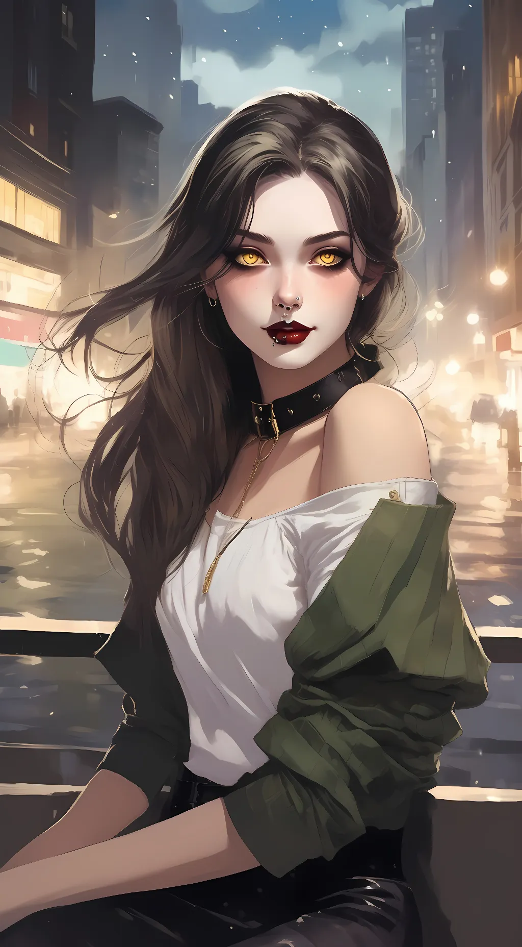 ai character: Caitlin Morgan  background