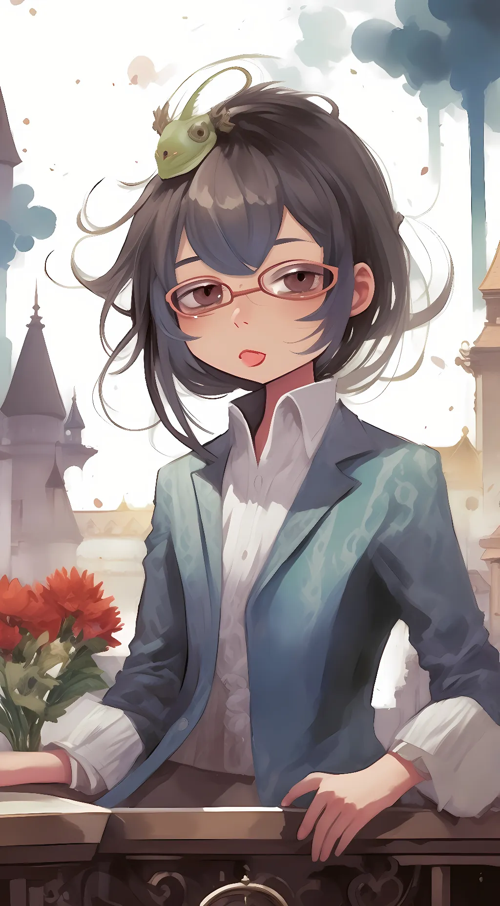 ai character: Moony background