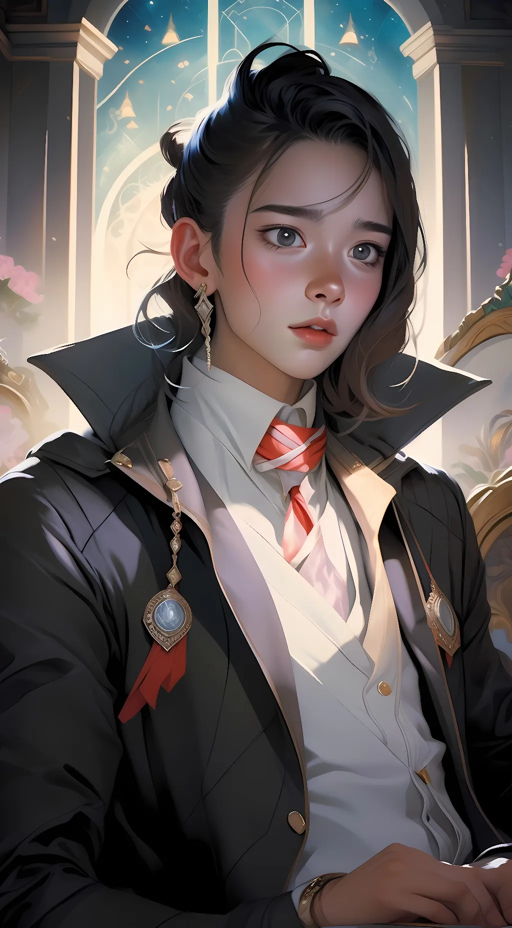 ai character: Elizabeth ❤️❤️❤️ background