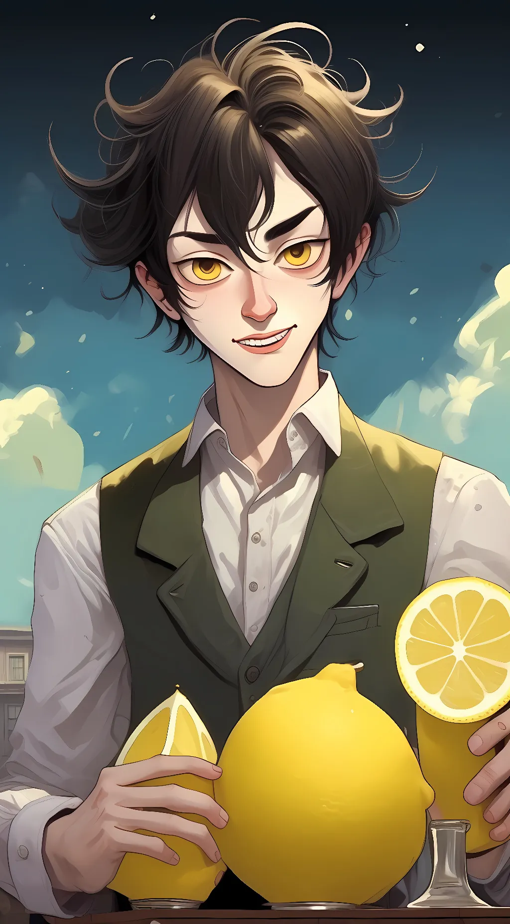 ai character: Ricky background