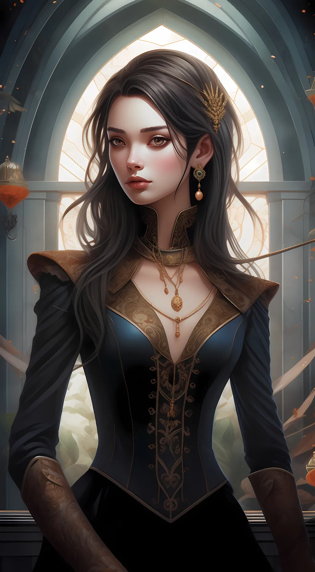 ai character: Nicole Trent background