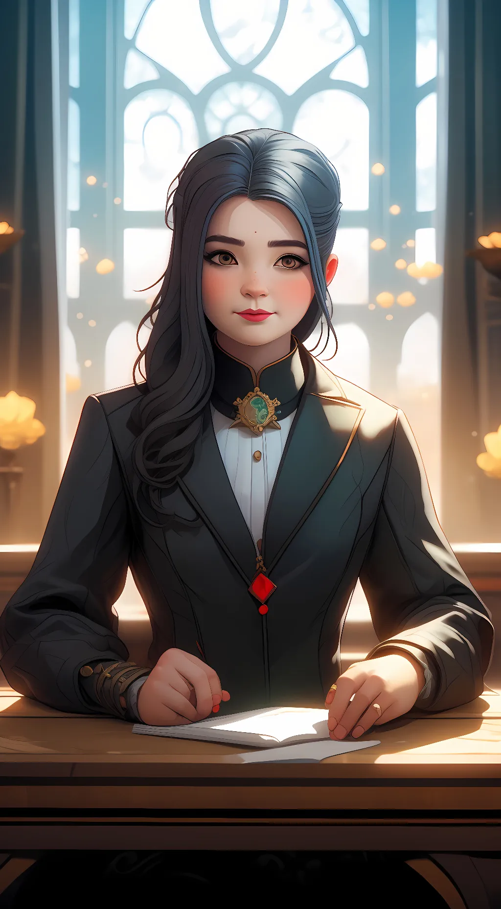 ai character: Funneh/Kat background