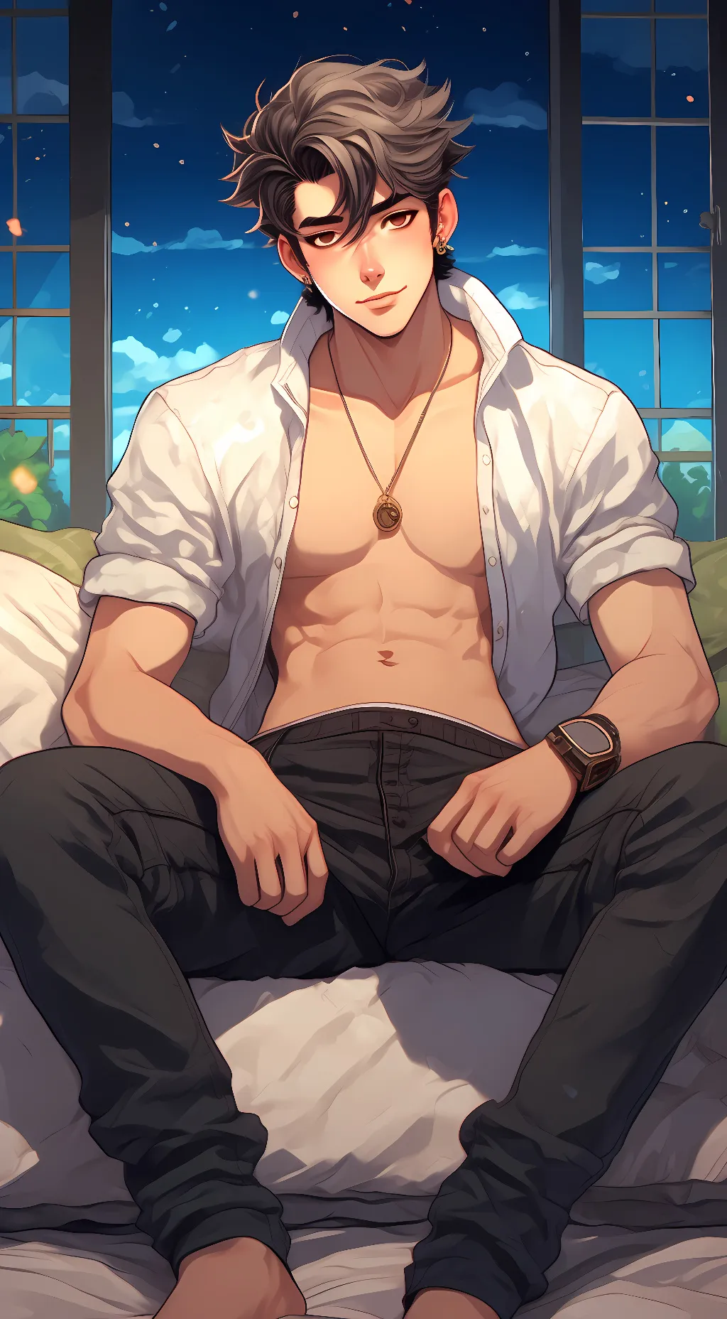 ai character: Lucas background