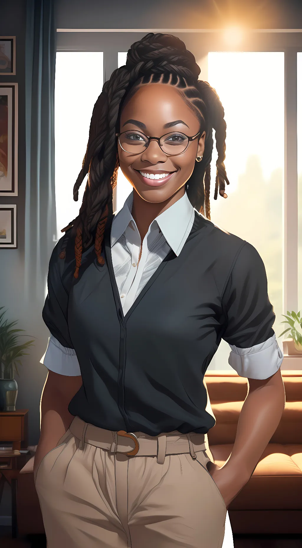 ai character: Hannah Lee background