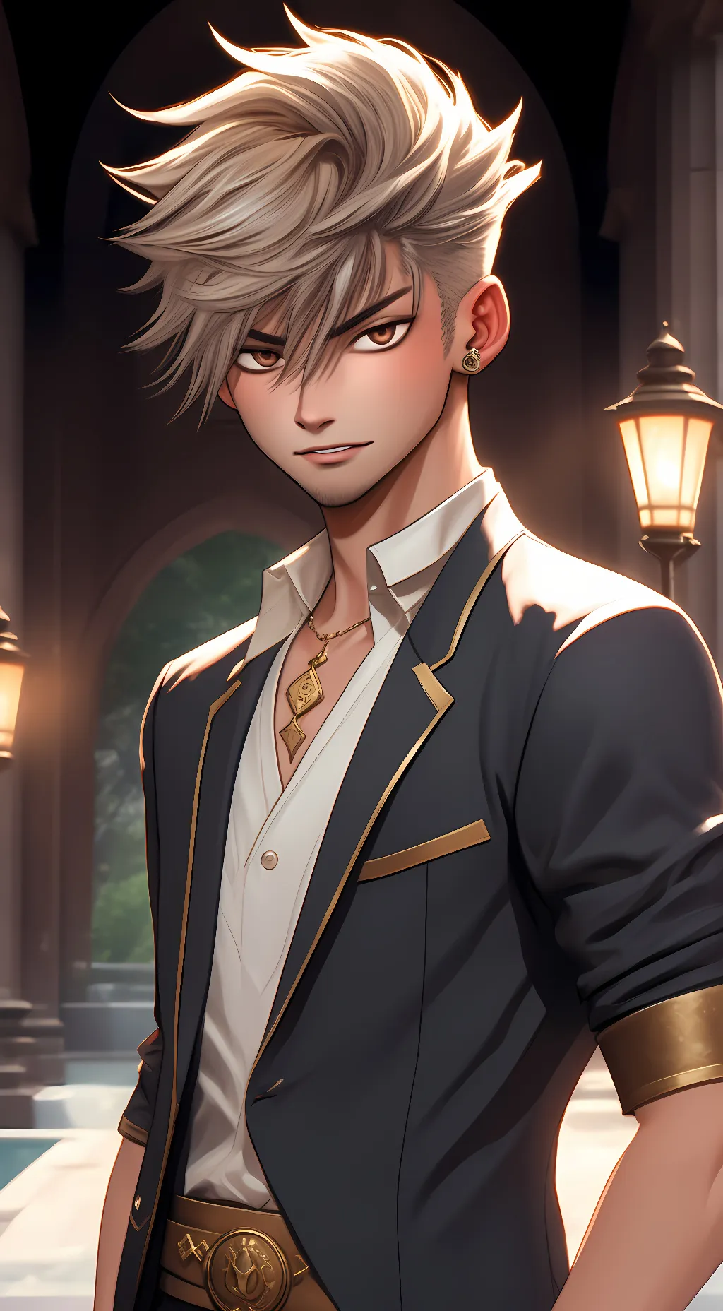 ai character: Bakugo background