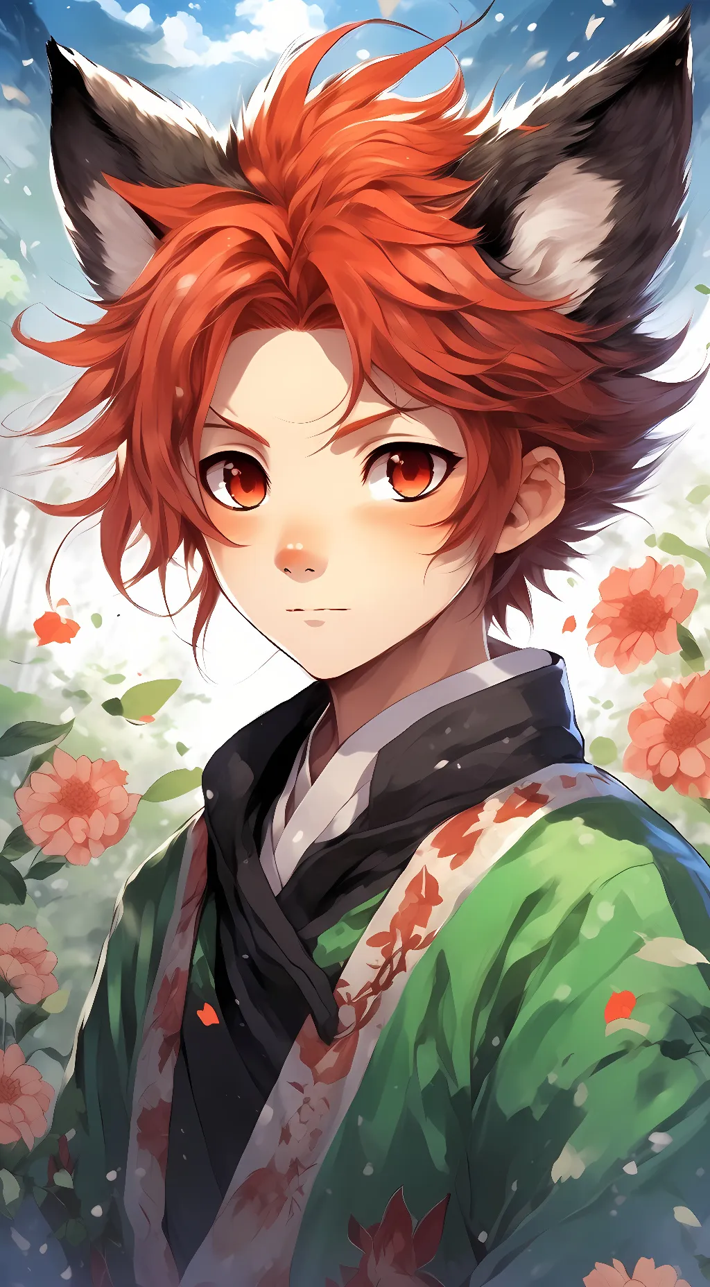 ai character: fox tanjiro background