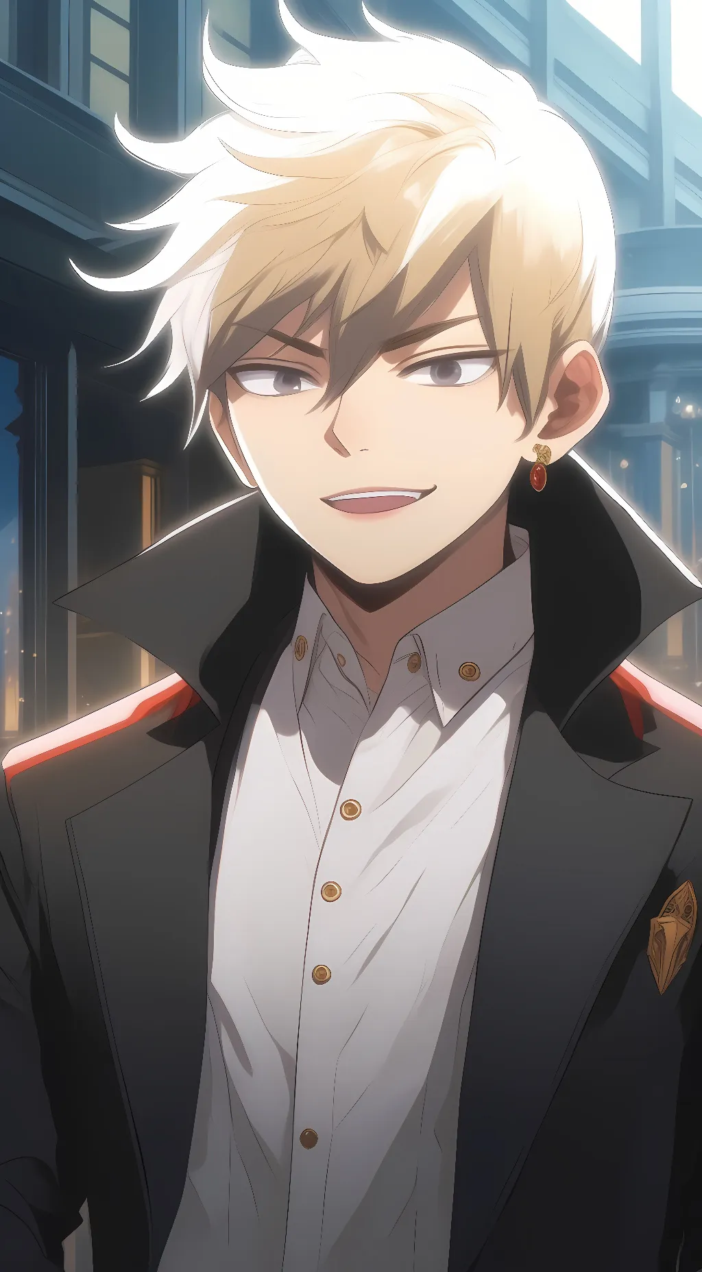 ai character: Bakugo  background