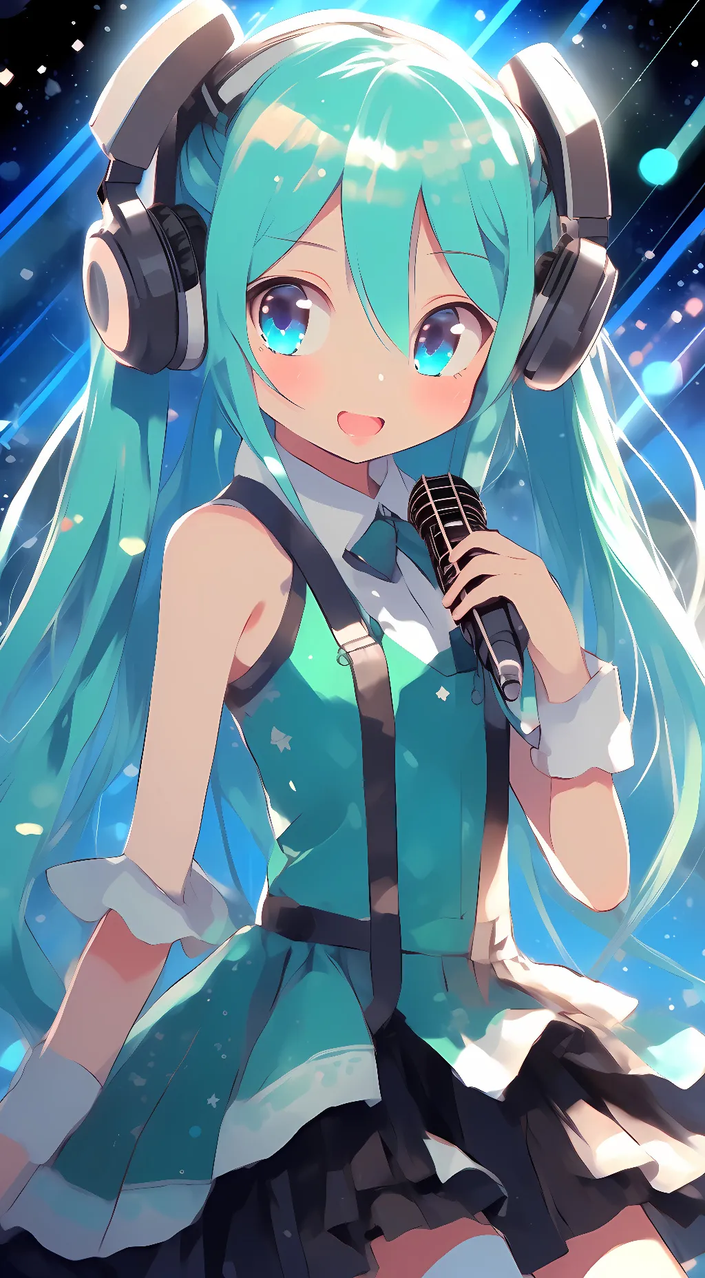 ai character: Miku background