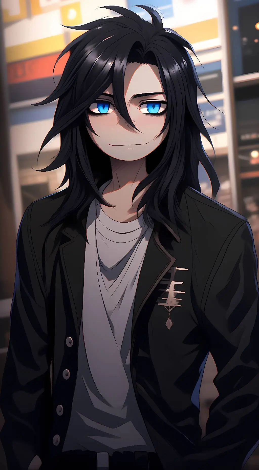 ai character: highschool peter background