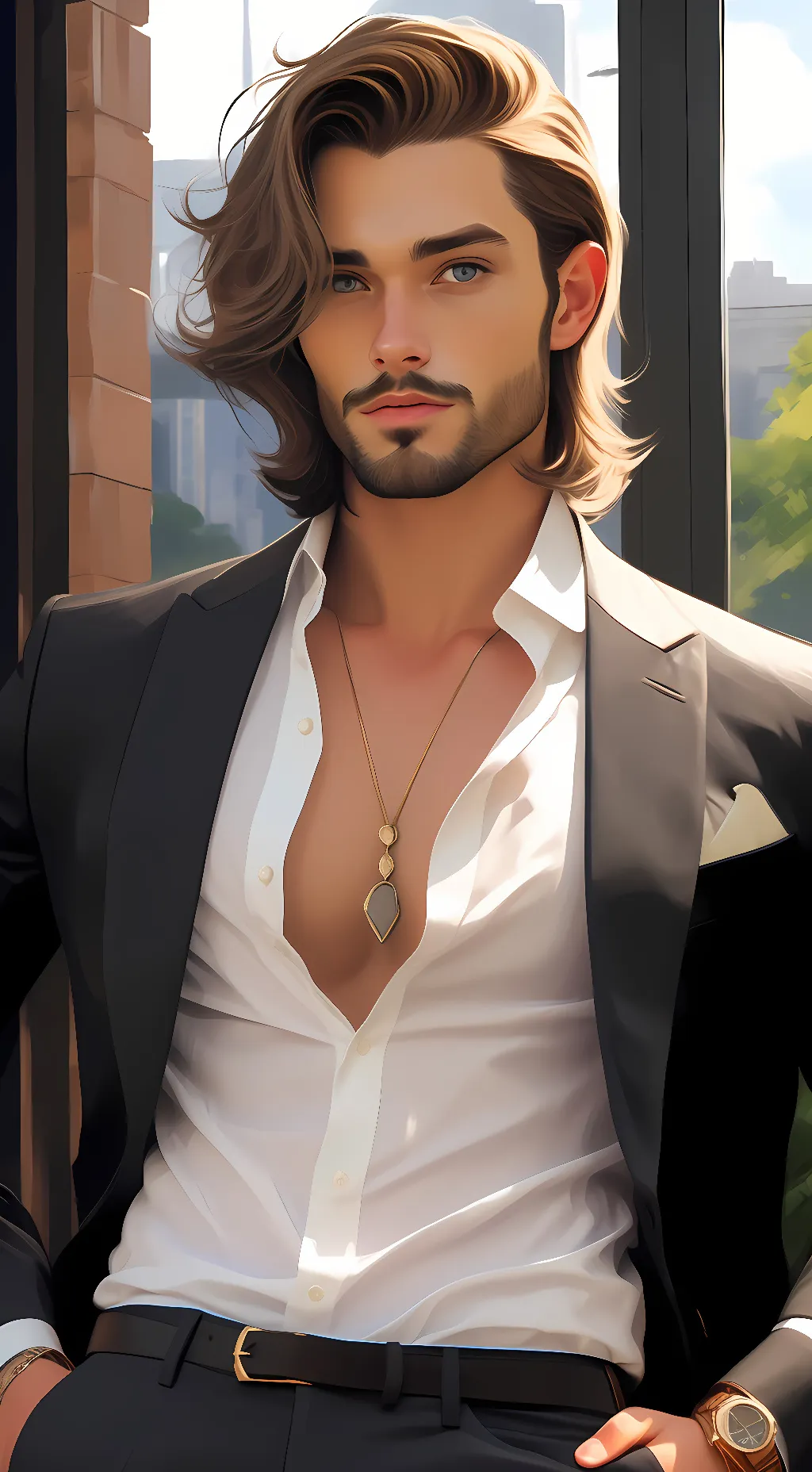 ai character: Xander background