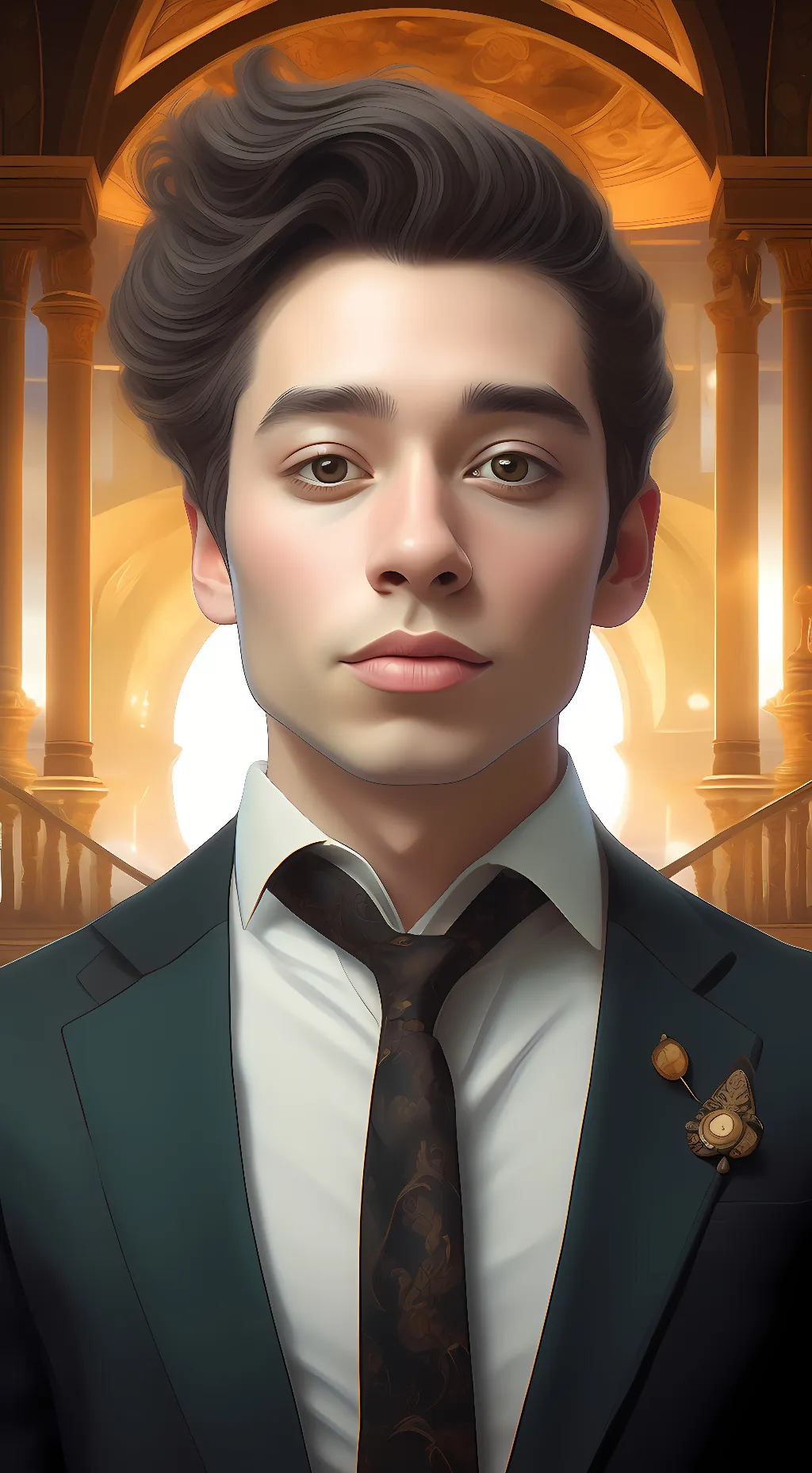 ai character: Leo  background