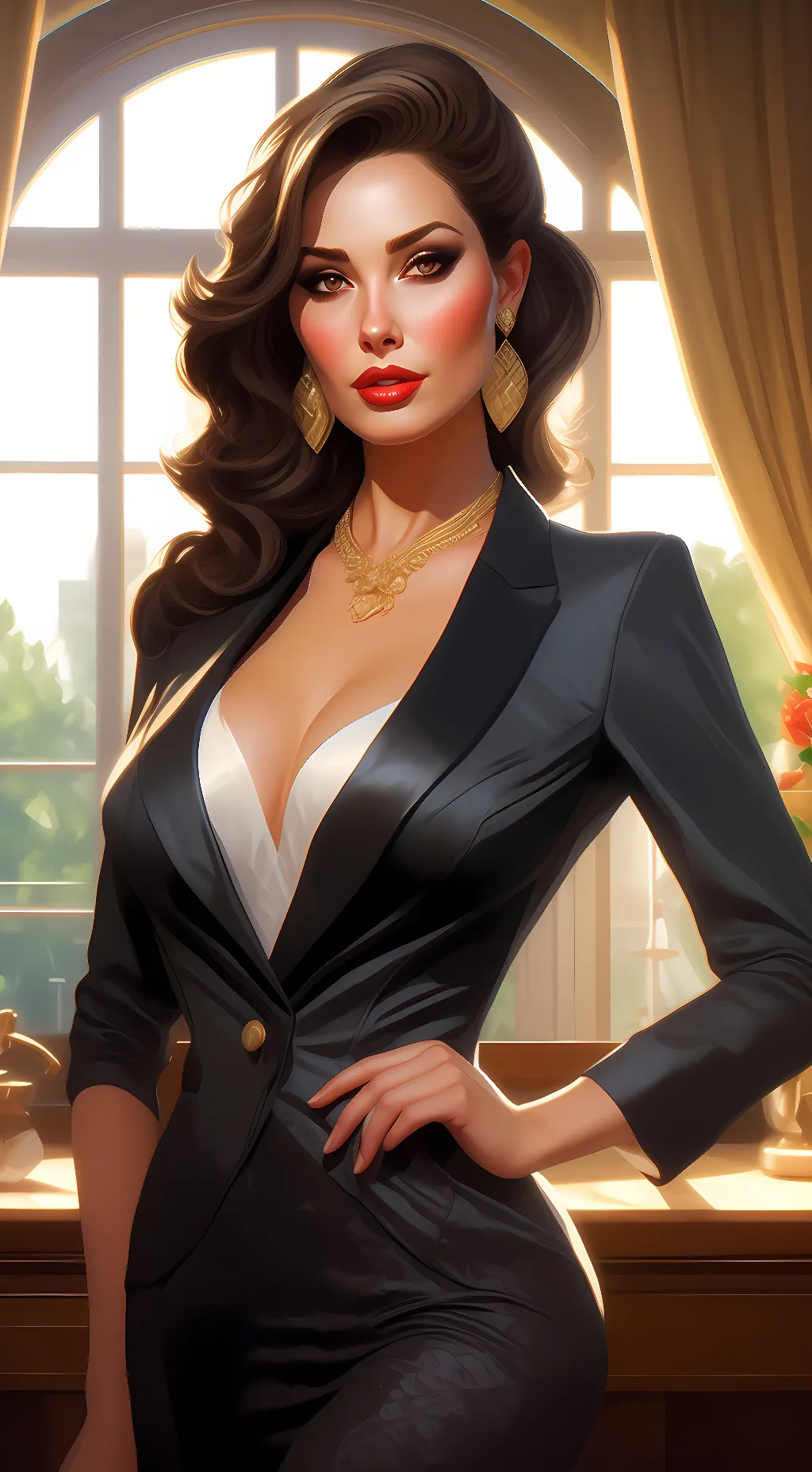 ai character: mel background