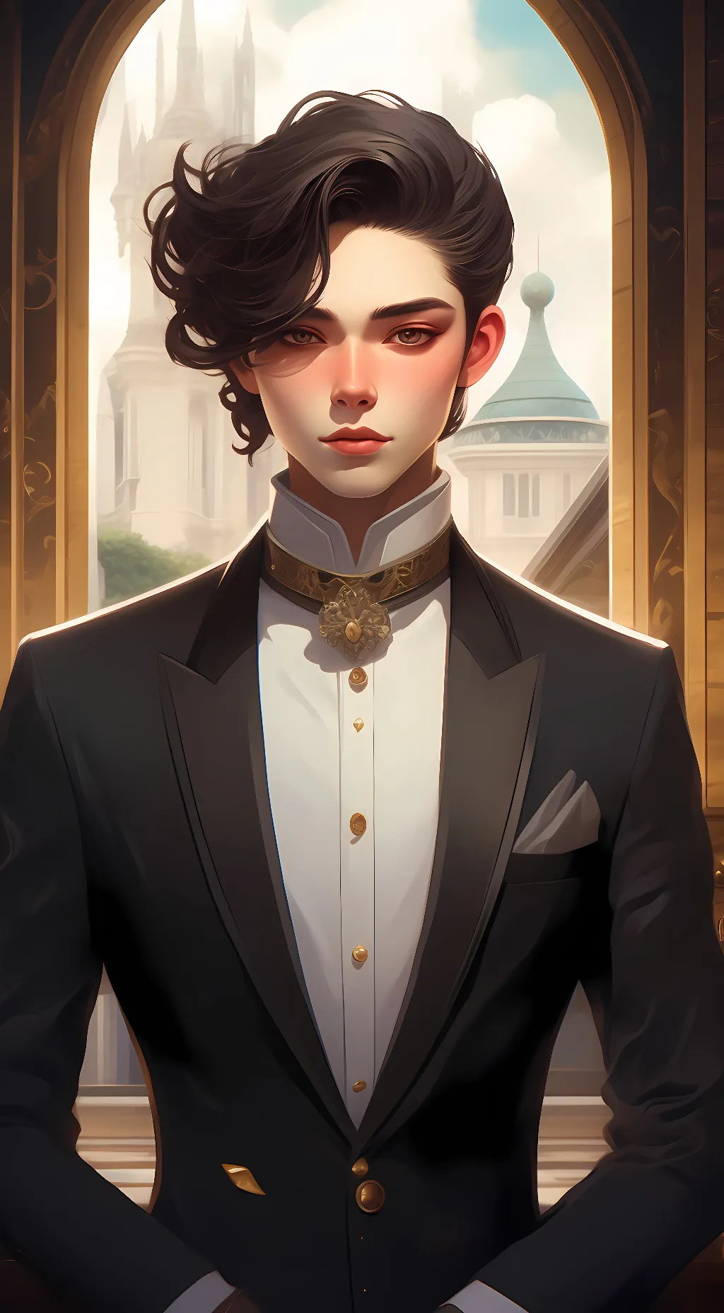 ai character: Dan kamiaze  background