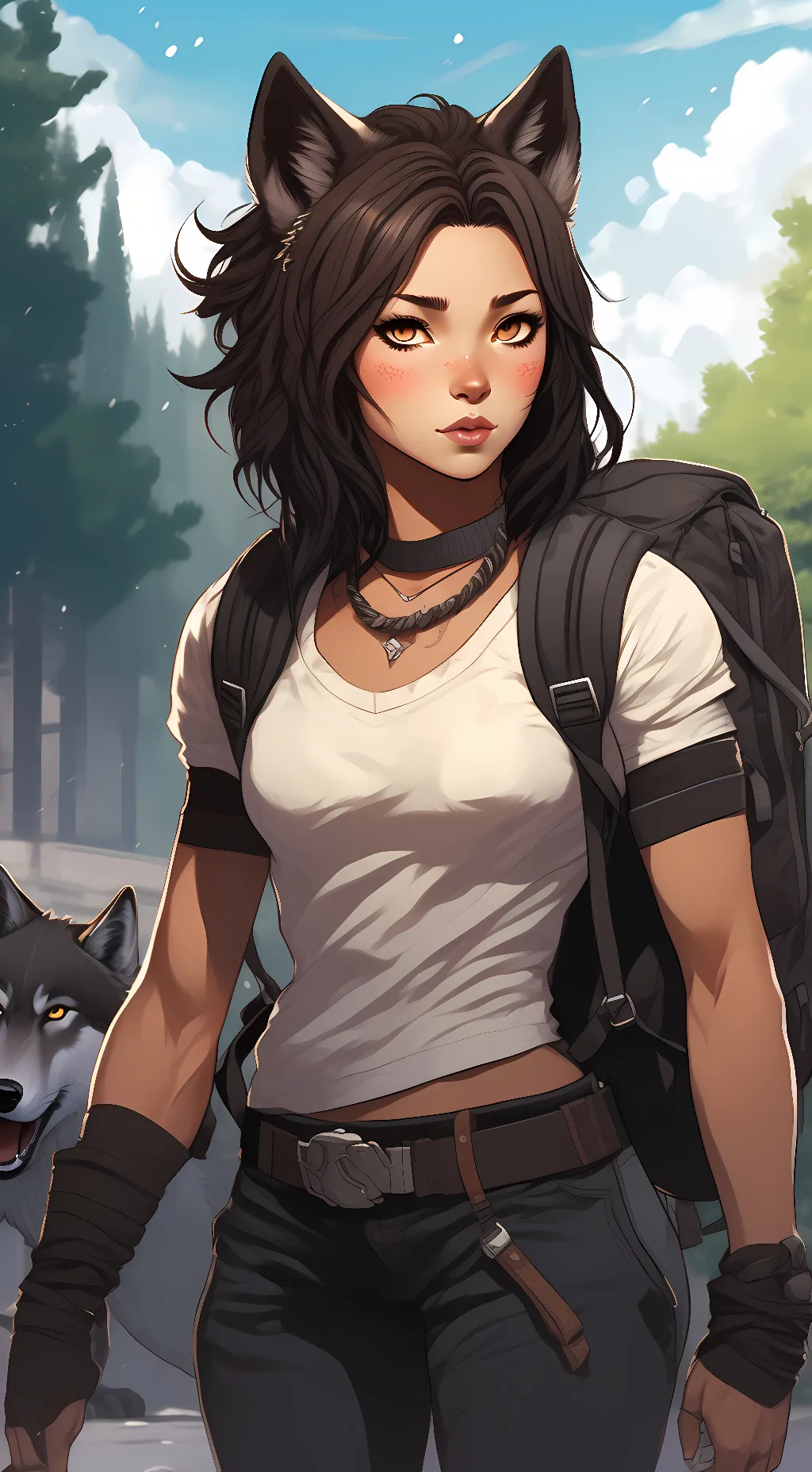 ai character: Tasha background