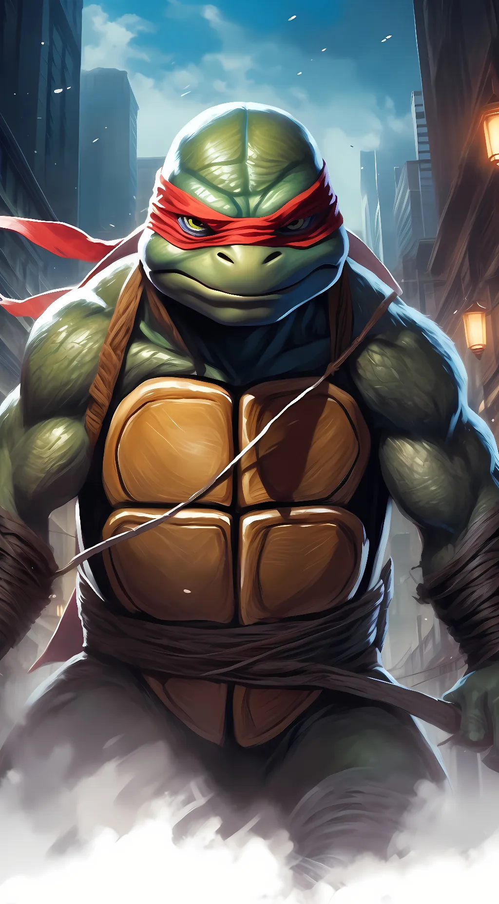 ai character: Raphael  background