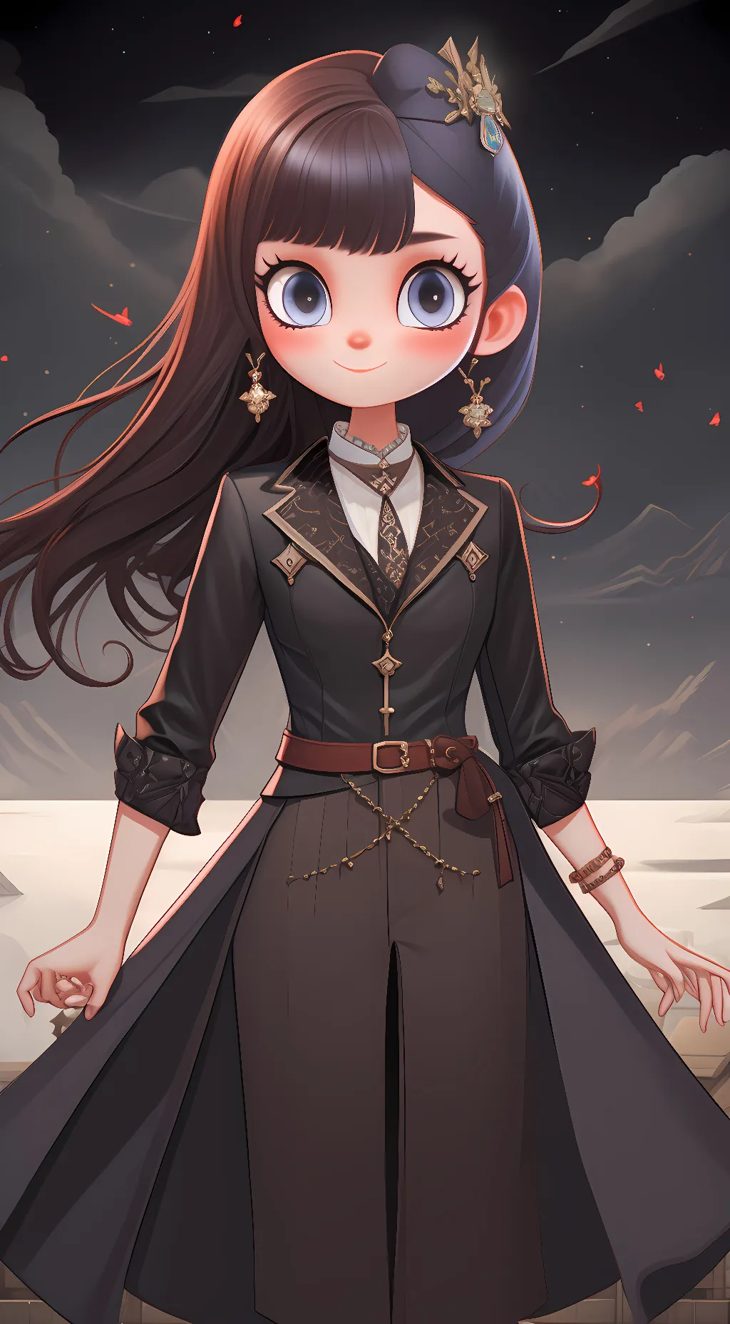 ai character: Sophia Winters background