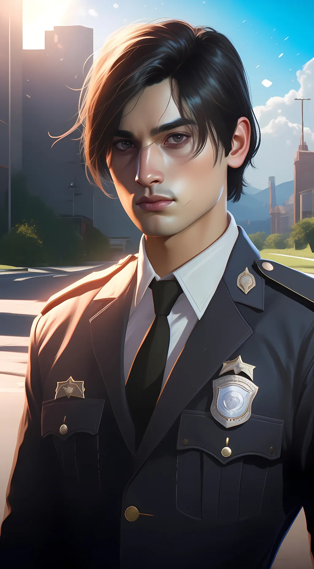 ai character: Leo background