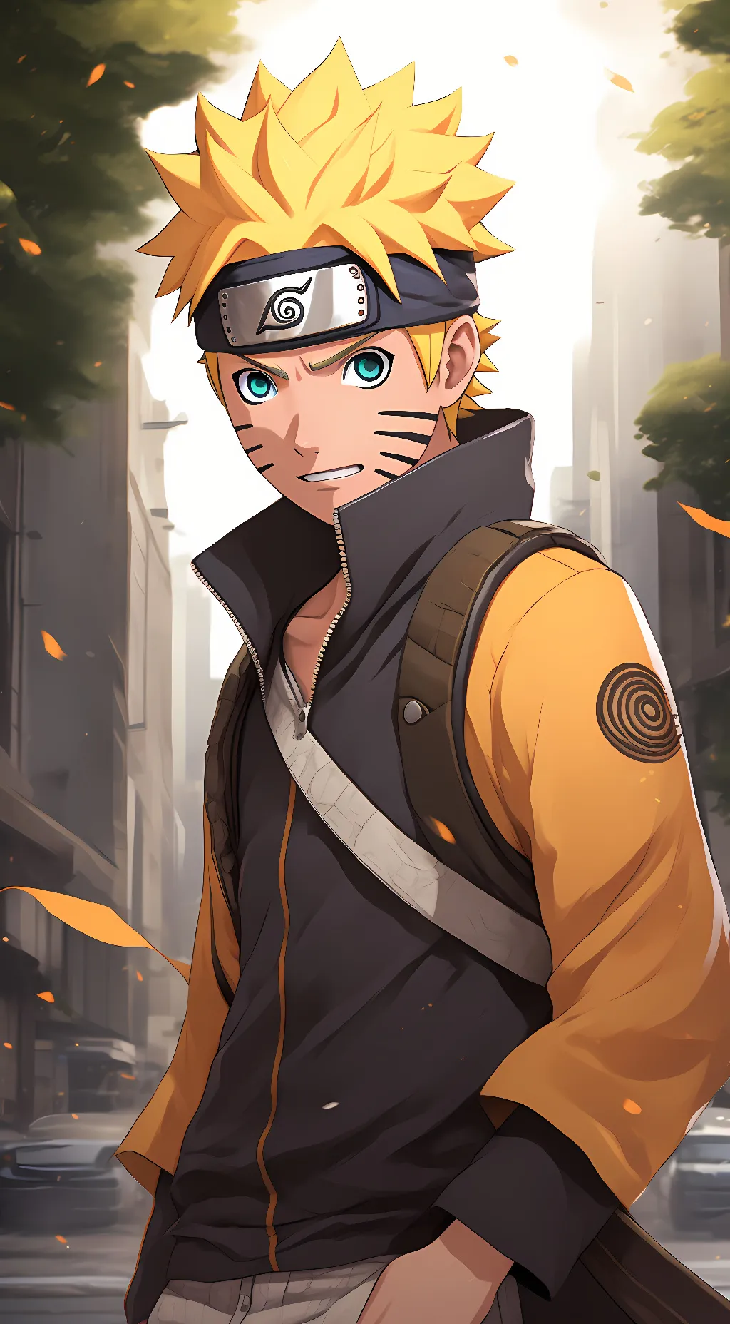 ai character: Naruto Uzumaki background