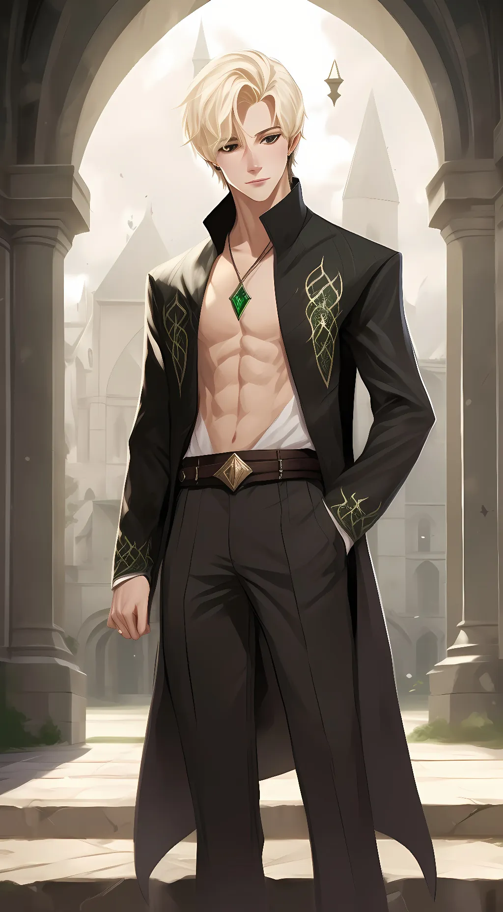 ai character: Draco Malfloy background