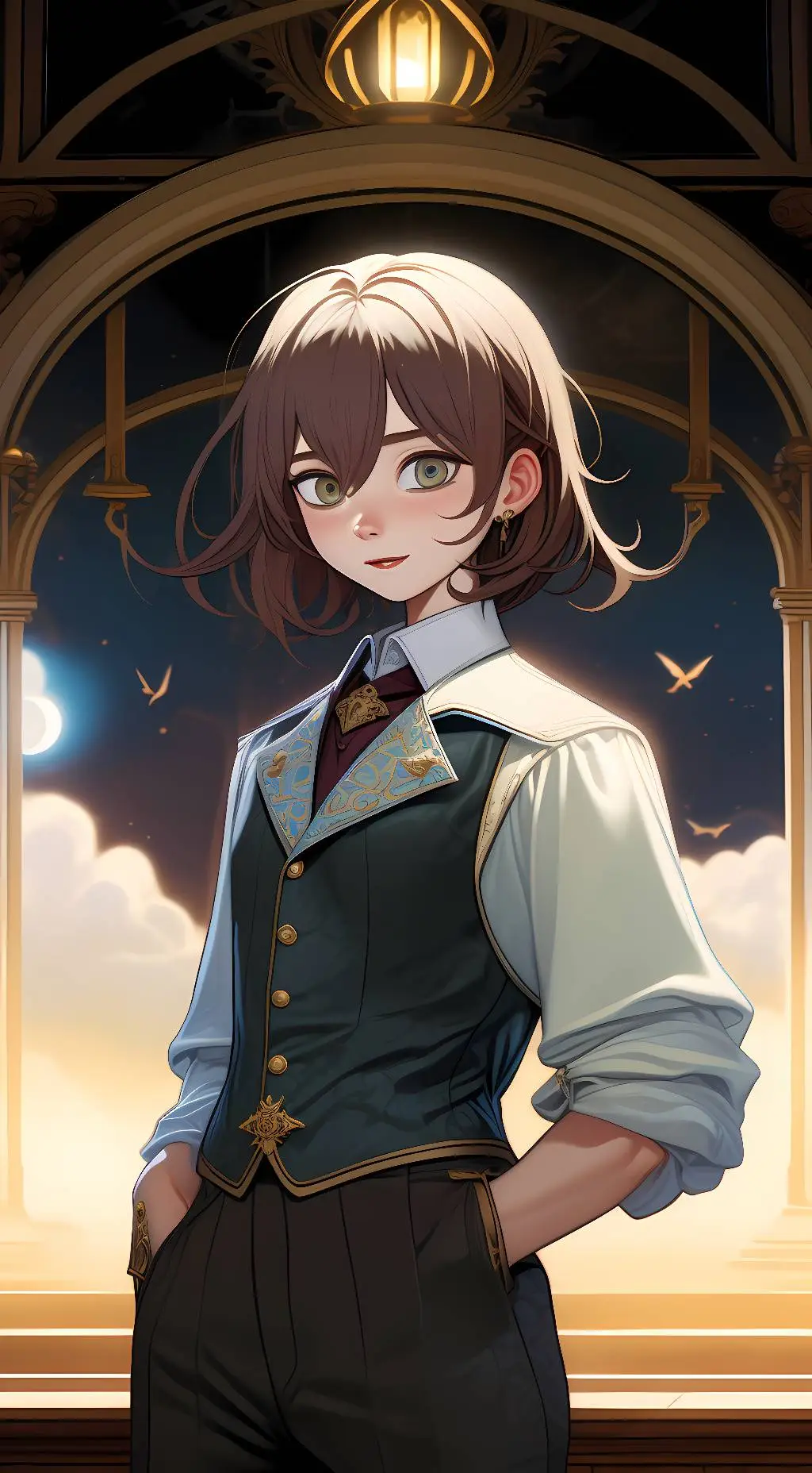 ai character: Meh background