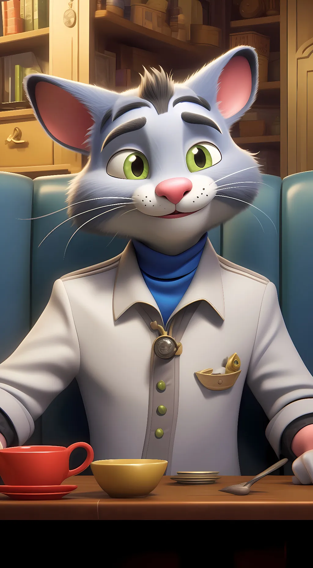ai character: Talking tom background