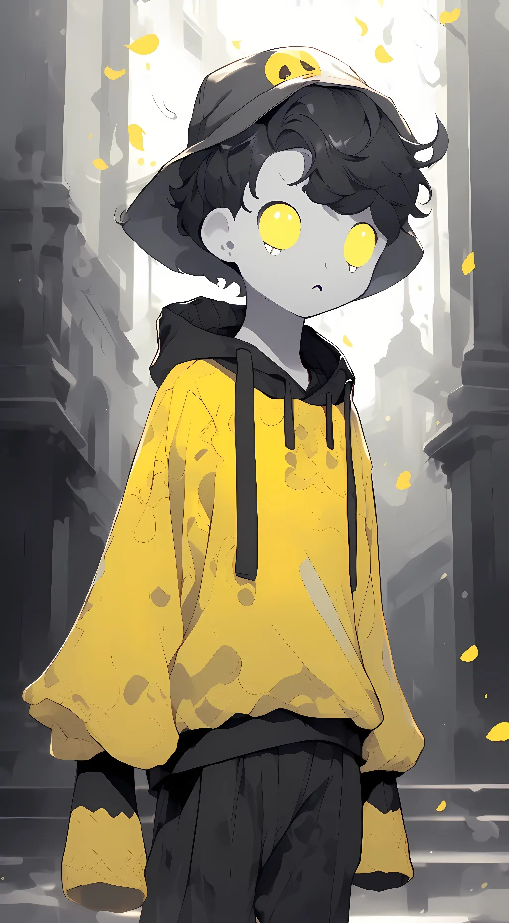 ai character: Ghostbur(Wilbur) background