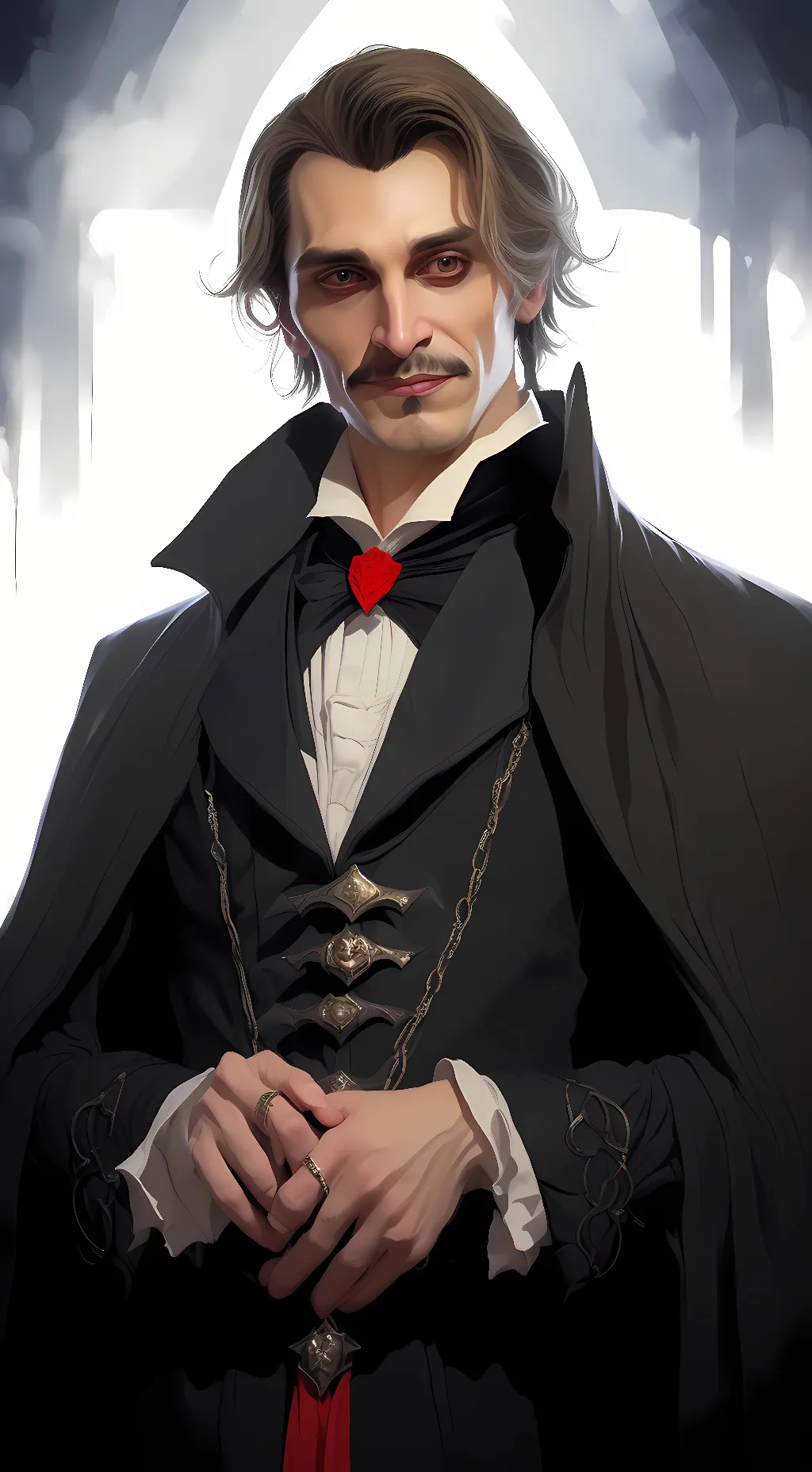 ai character: Dracula background