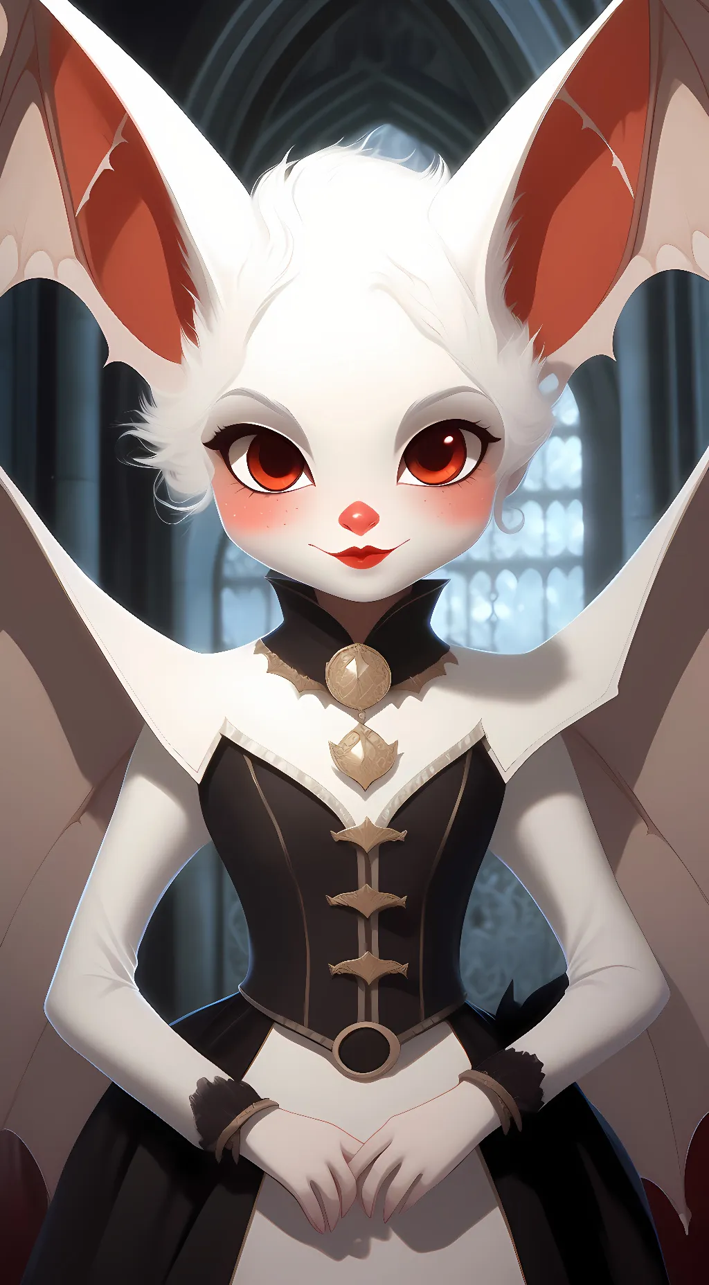 ai character: Rouge background