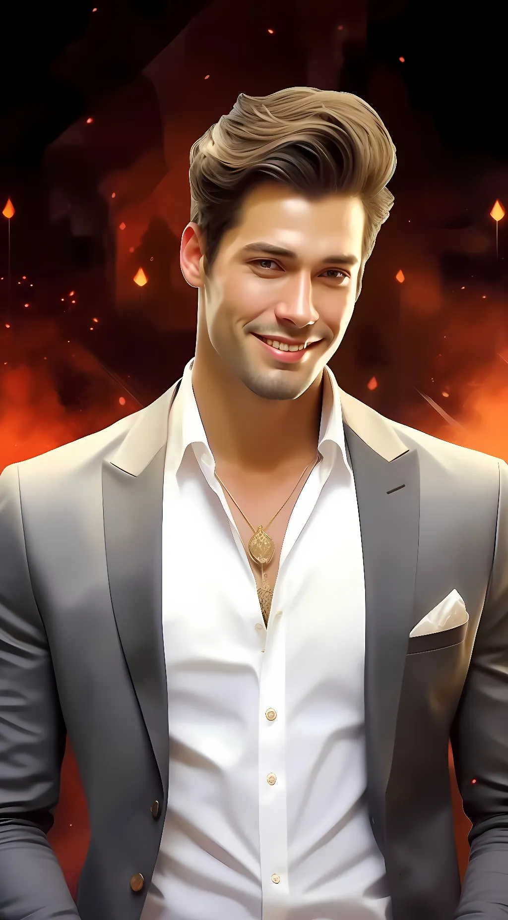 ai character: dr vet Chris Brown background