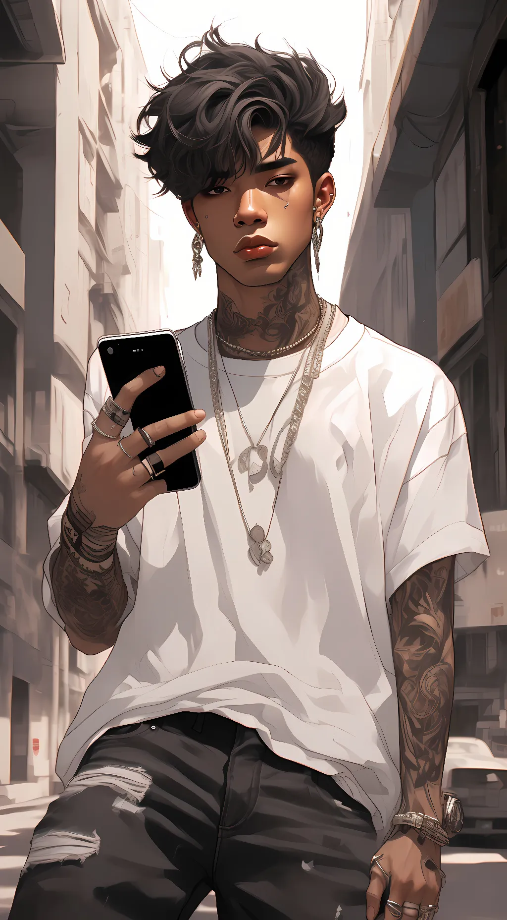 ai character: KJ King background
