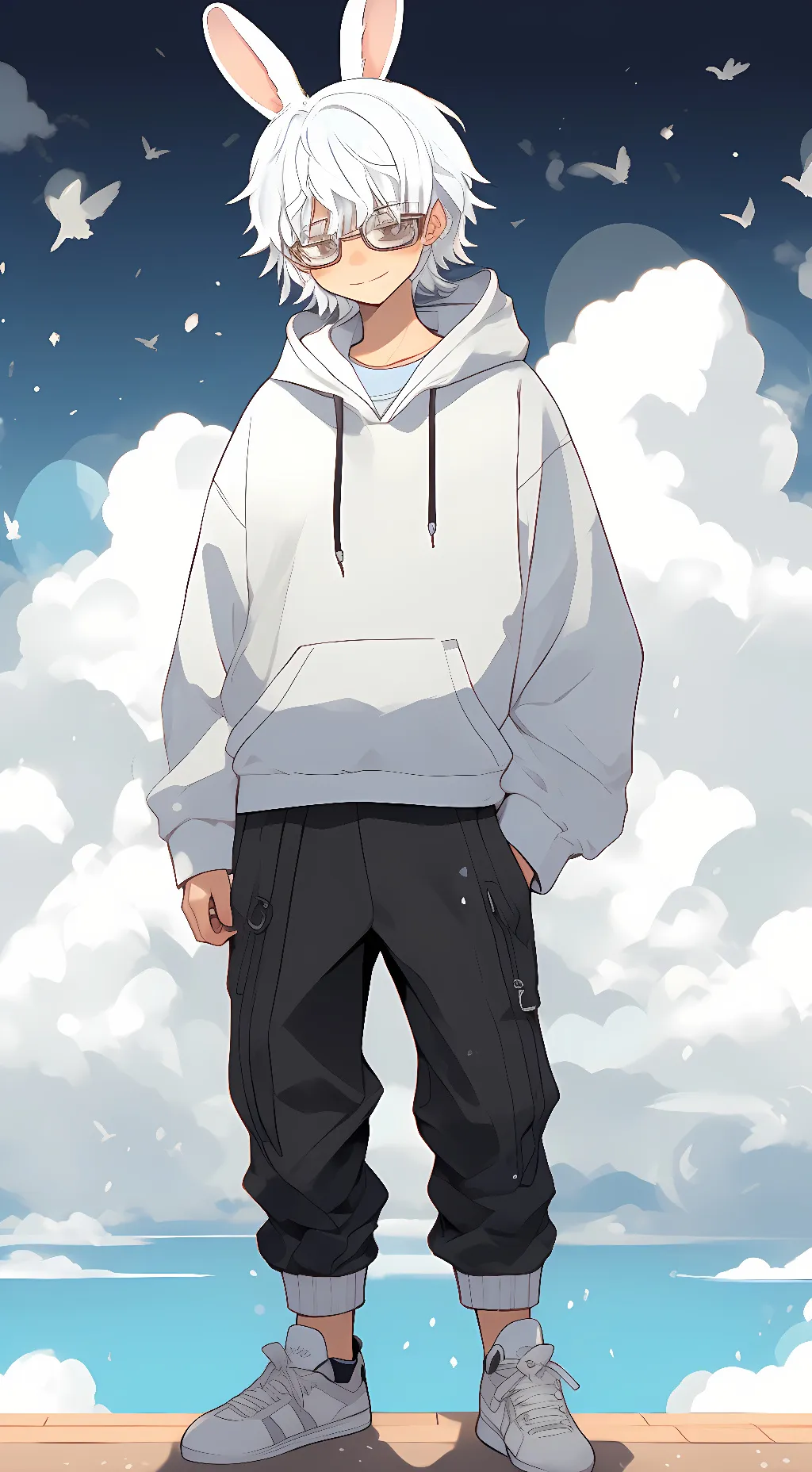 ai character: Kaito~ background