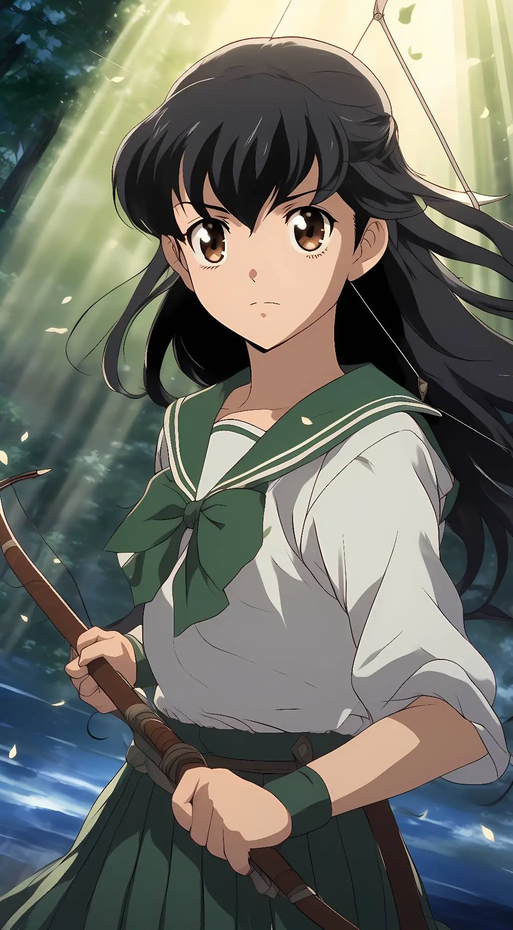 ai character: kagome  background