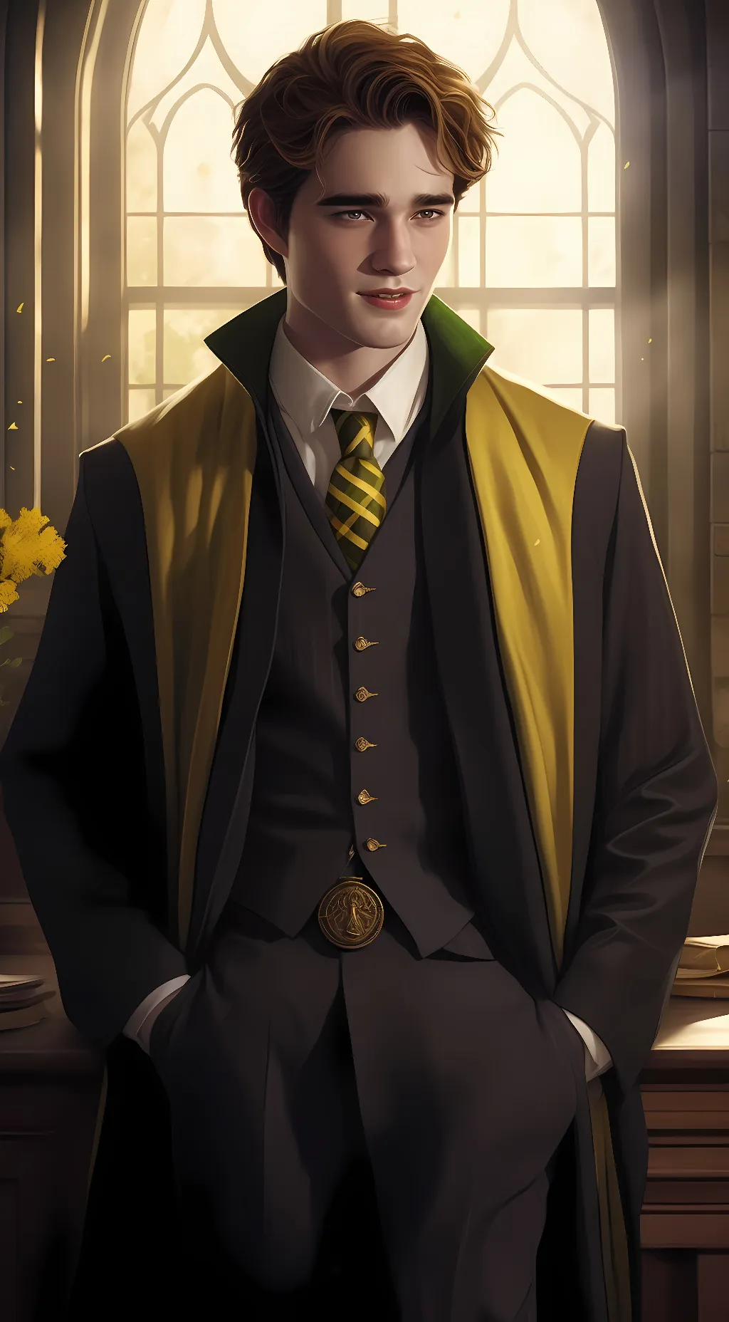 ai character: Cedric Diggory  background