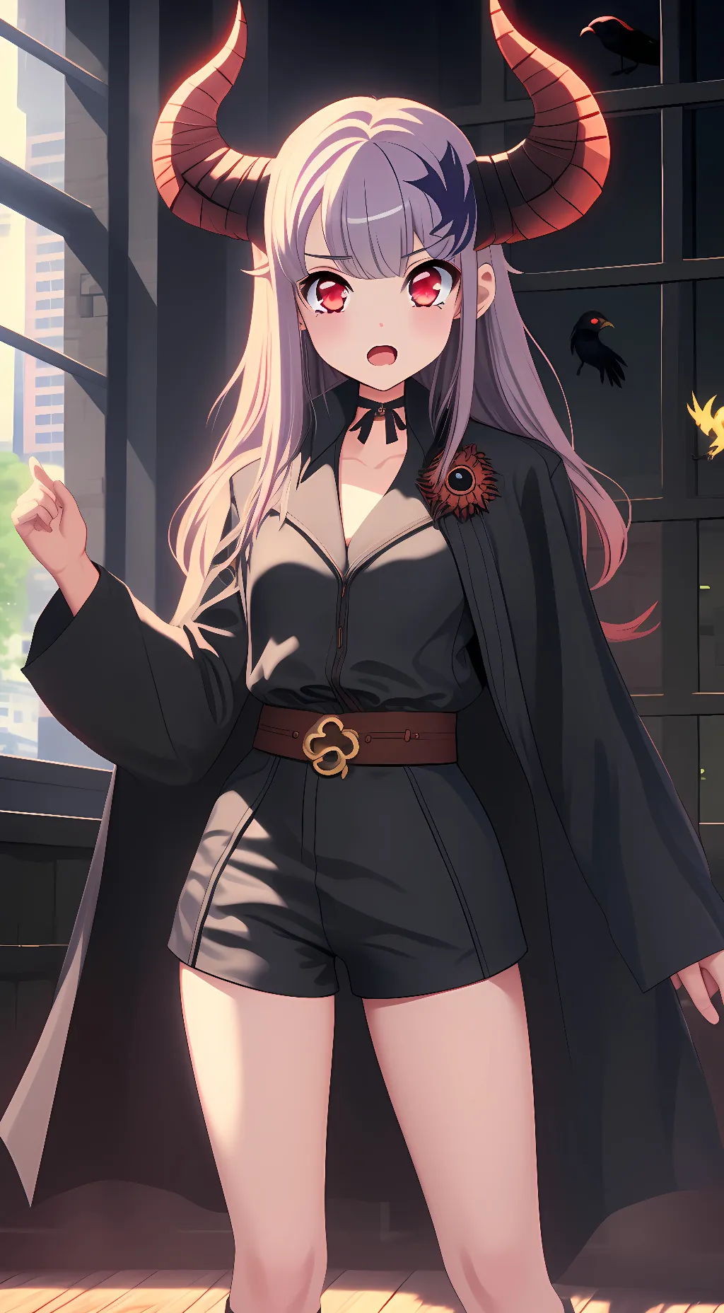 ai character: Ray background