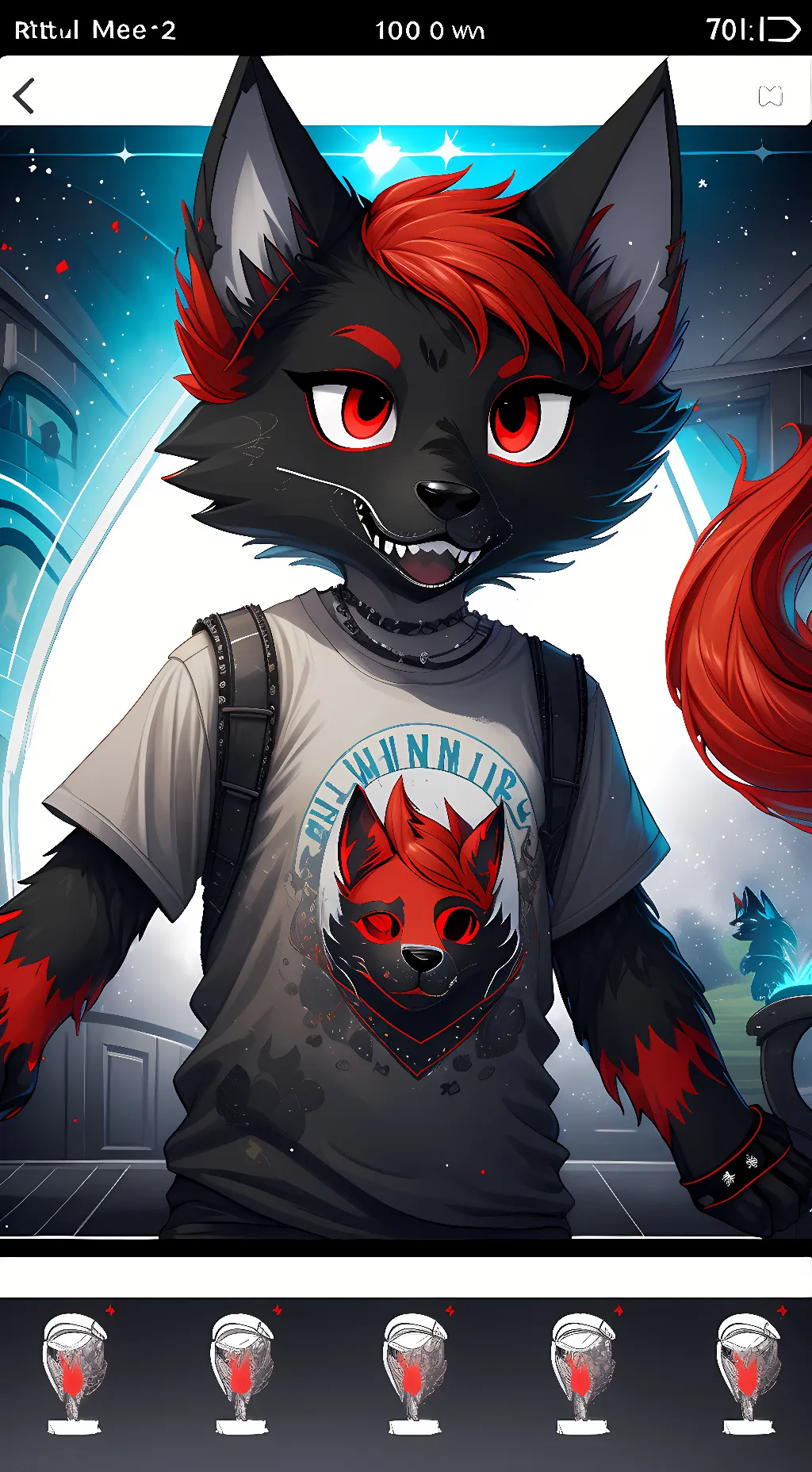 ai character: Syringe  background