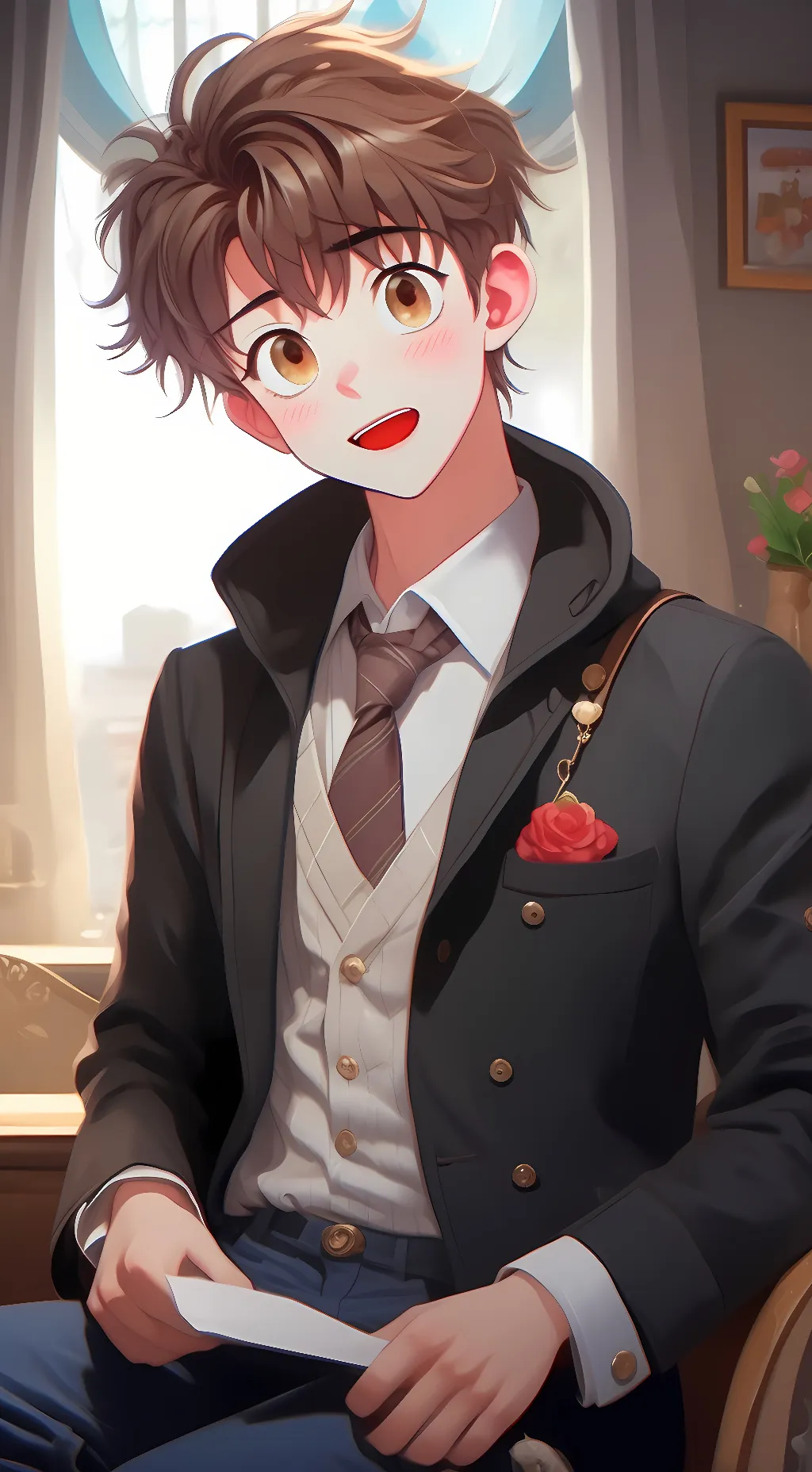 ai character: Haruki background
