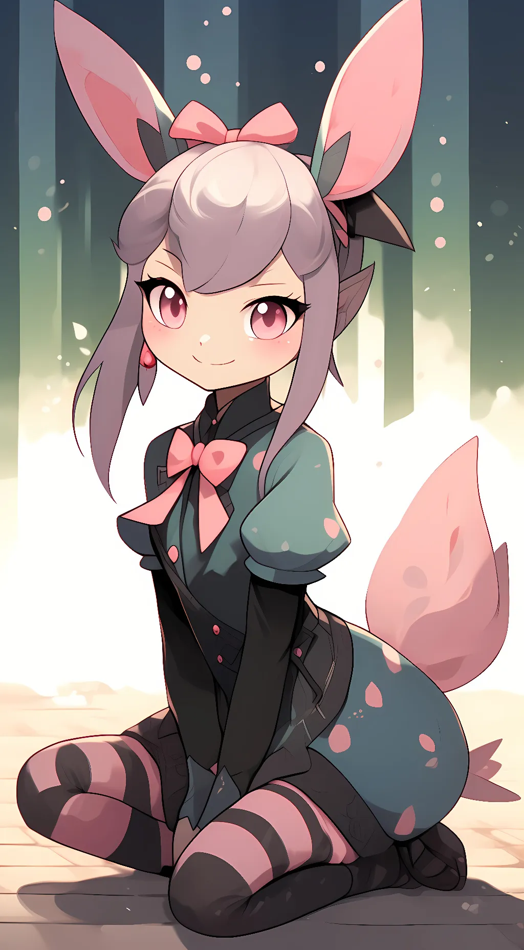 ai character: Gelato background