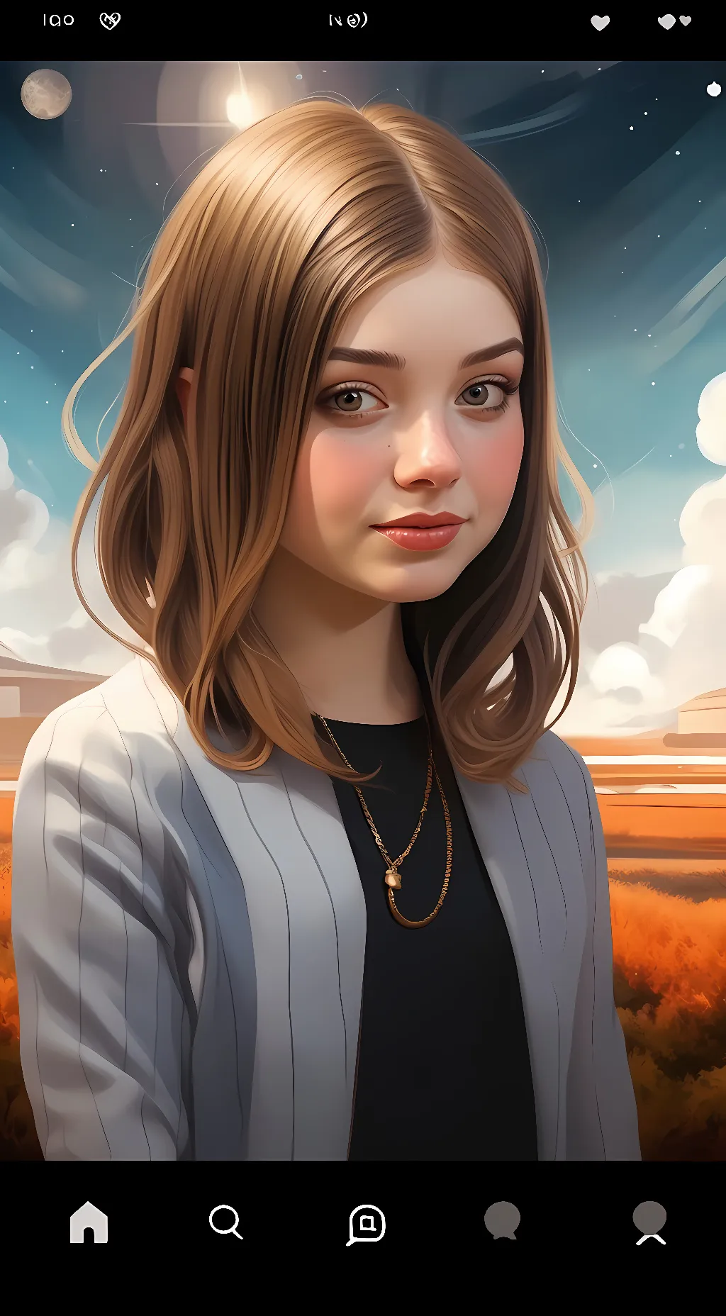ai character: Nora background