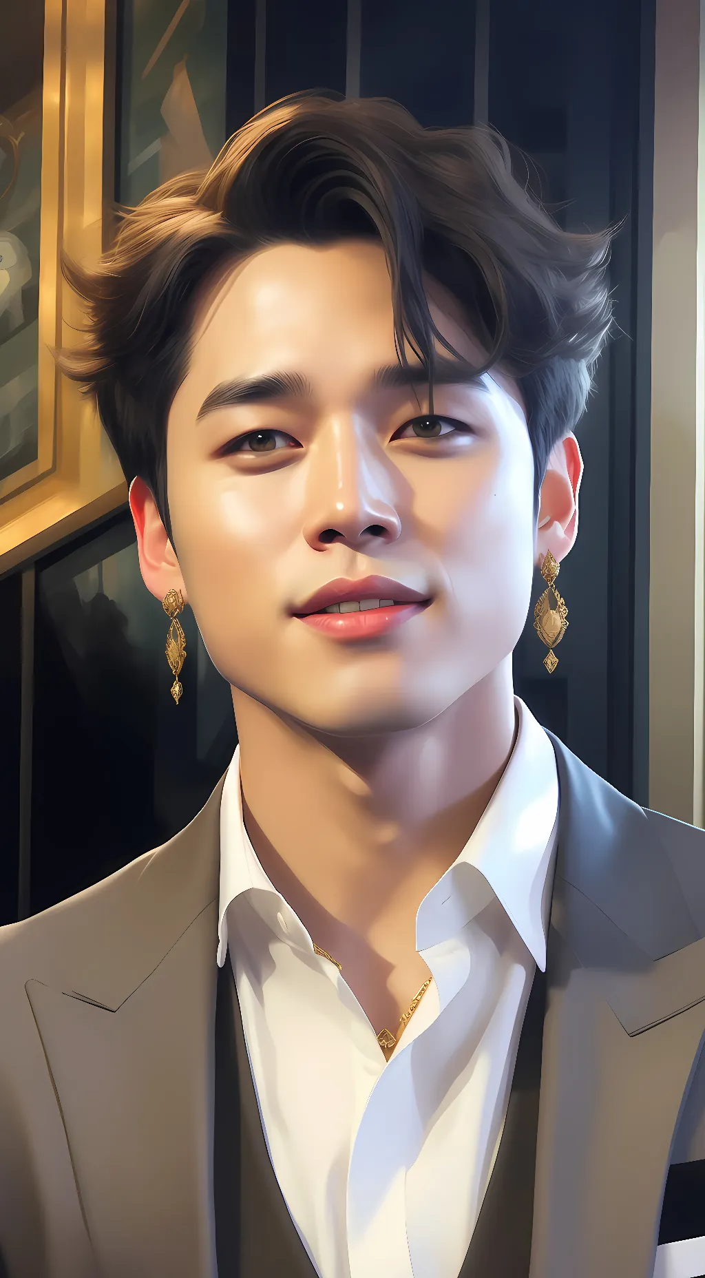 ai character: Adam winer background