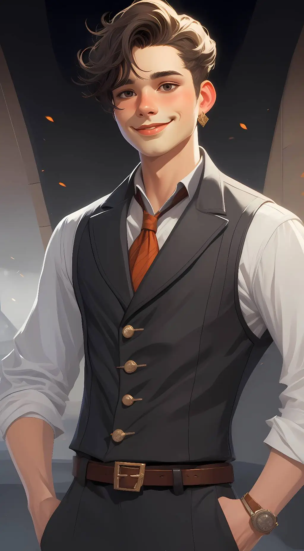 ai character: kaiden  background