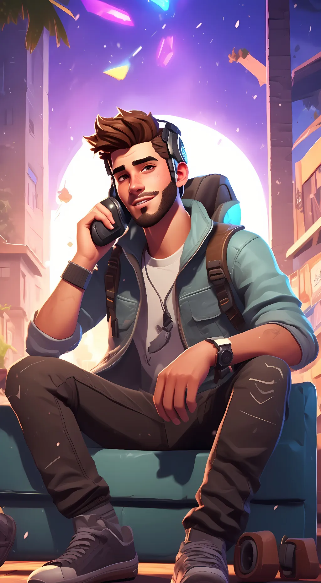 ai character: Caleb background