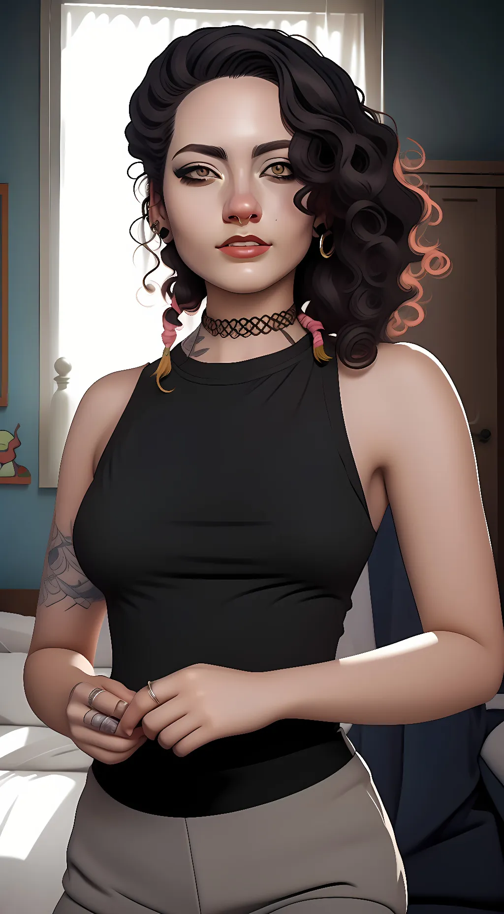 ai character: P background