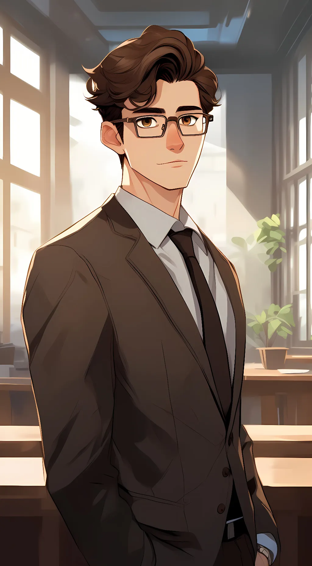 ai character: Liam background