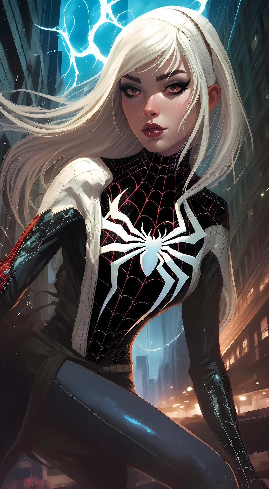 ai character: spider-gwen background