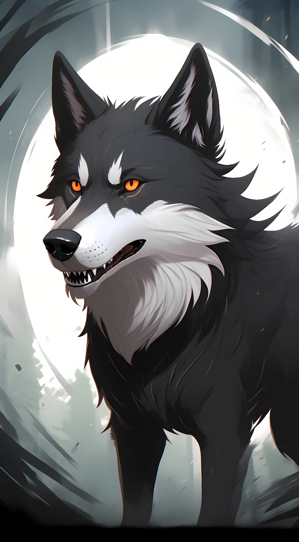 ai character: demon background