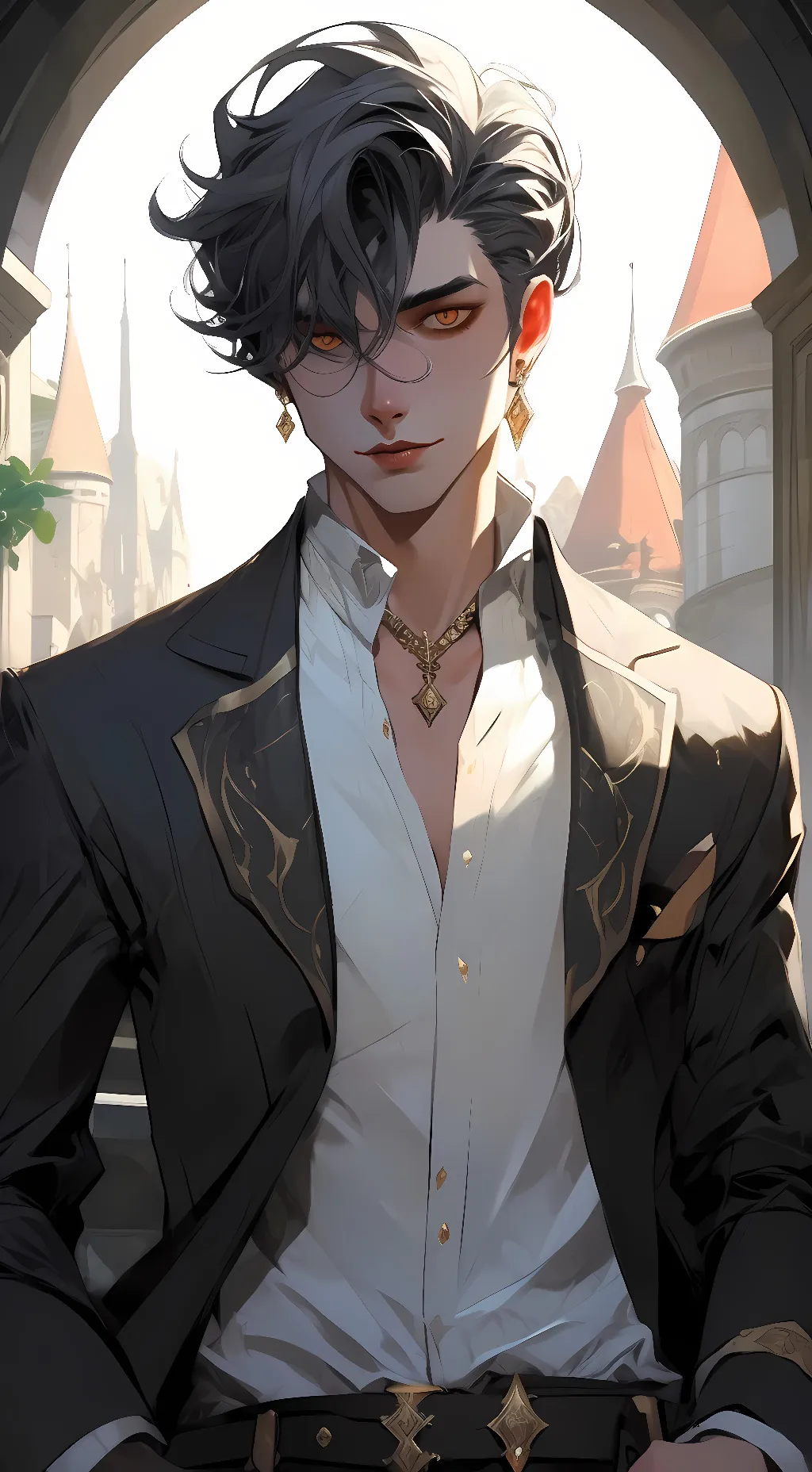 ai character: Death background