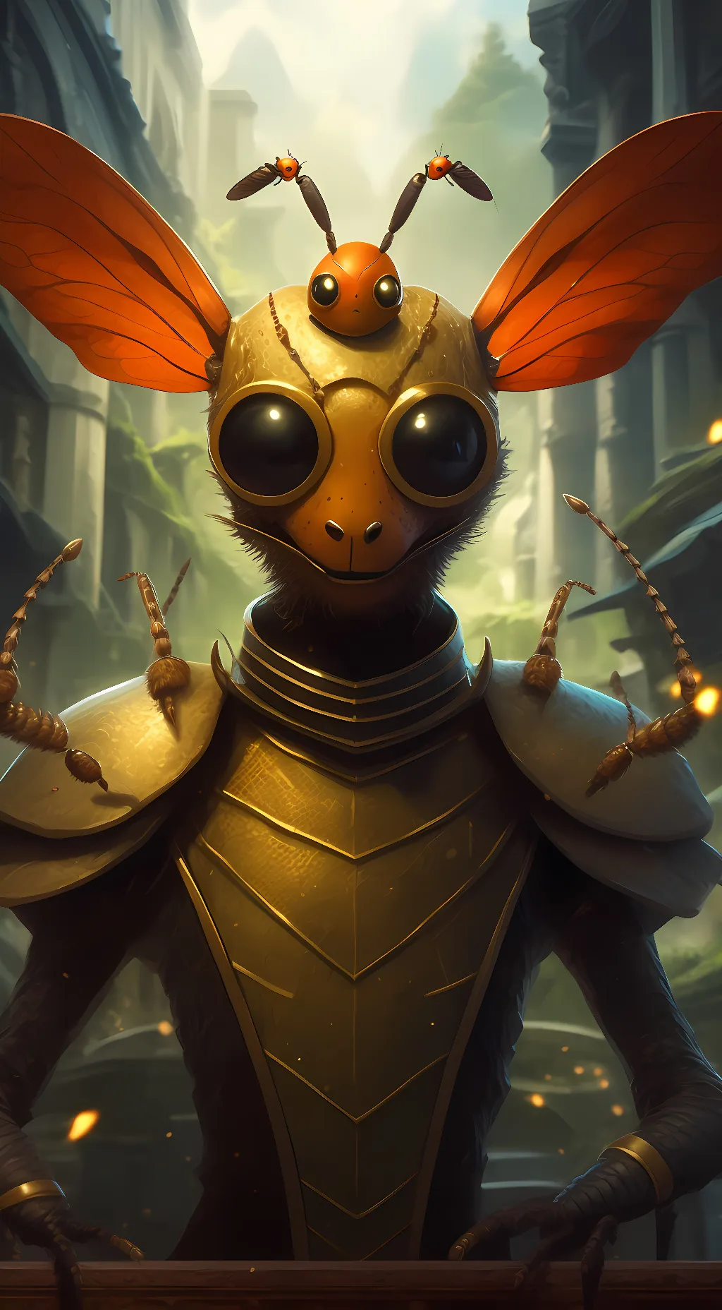 ai character: King ant background